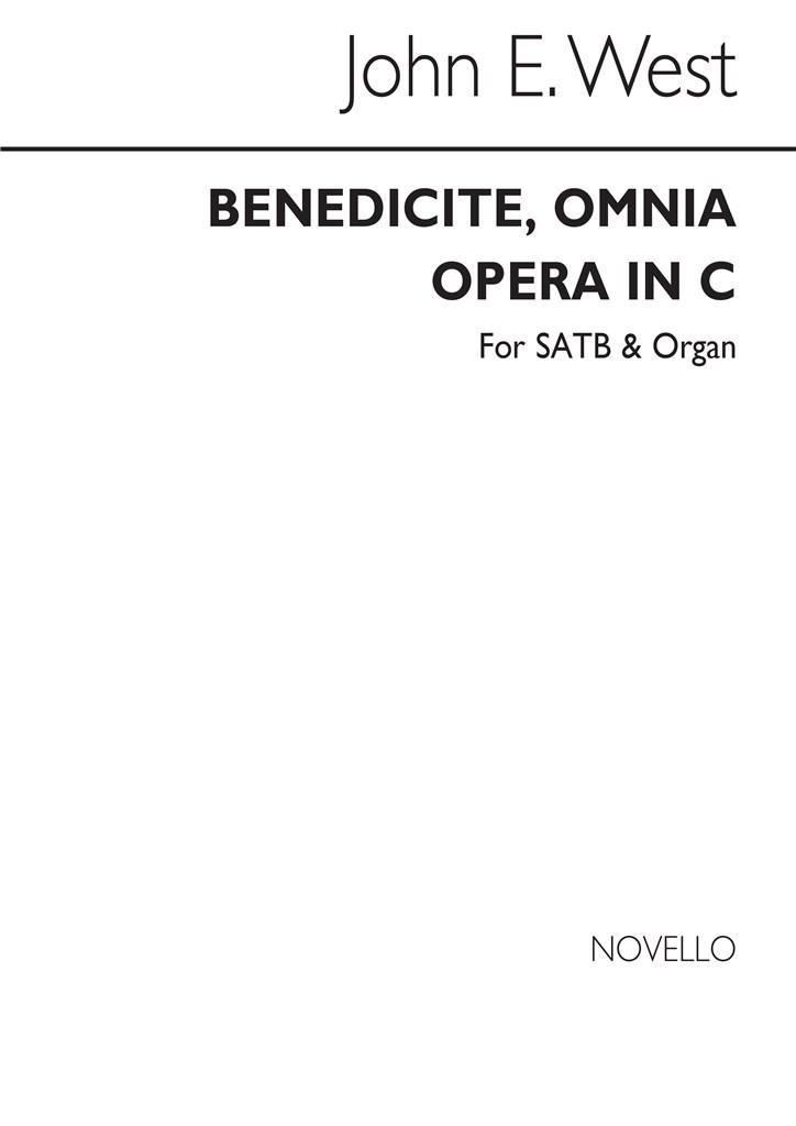 Benedicite Omnia Opera In C